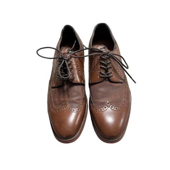 Express Brown Leather Oxford Dress Shoes Men\'s Size 11 main image 9